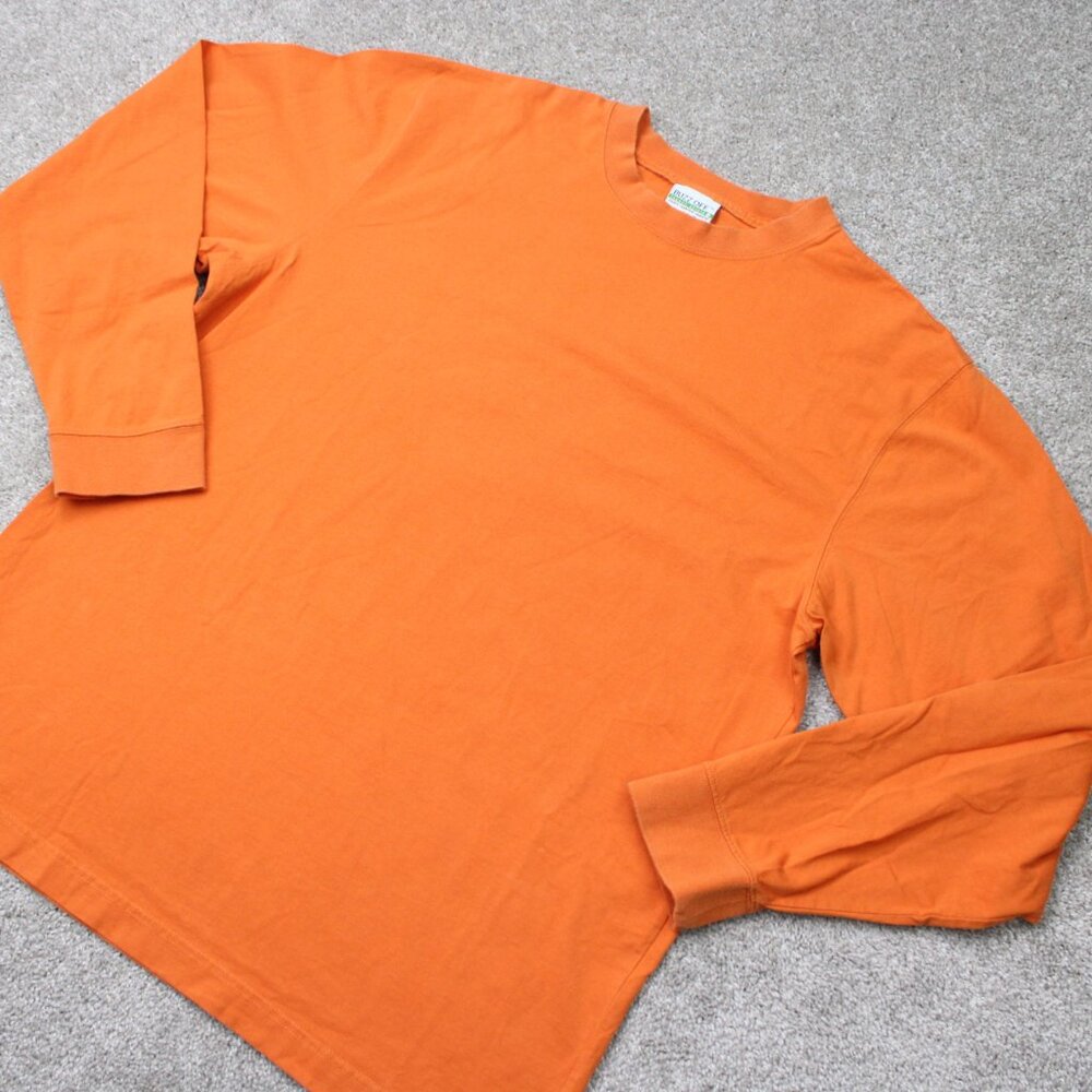 L.L. Bean Buzz Off Shirt Mens Large Orange Insect Shield‎ Cotton Long Sleeve - Picture 4 of 14